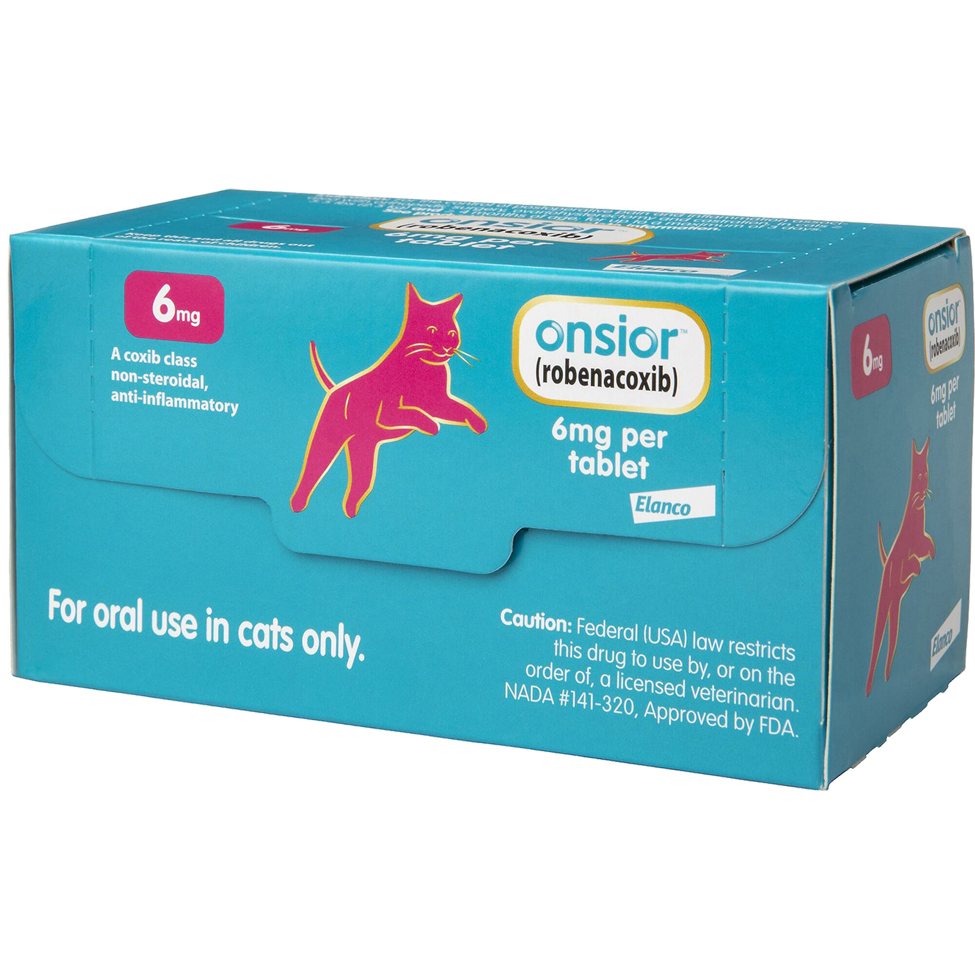 Onsior Tablets for Cats 6-mg, 3 tablets product detail number 1.0