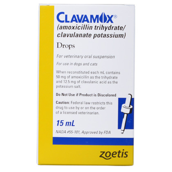 Clavamox Drops 15 ml Bottle-product-tile