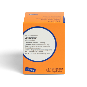 Vetmedin (Pimobendan) Chewable Tablets for Dogs 1.25 mg - 50 ct-product-tile