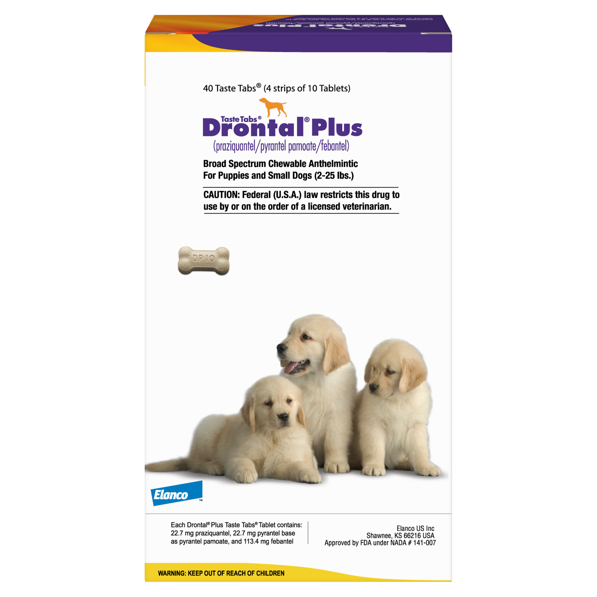 Drontal Plus 22.7 mg (sold per tablet) product detail number 1.0