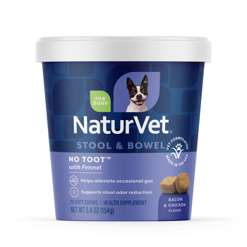 NaturVet No Toot Gas Aid Digestive Supplement Soft Chew for Dogs-product-tile
