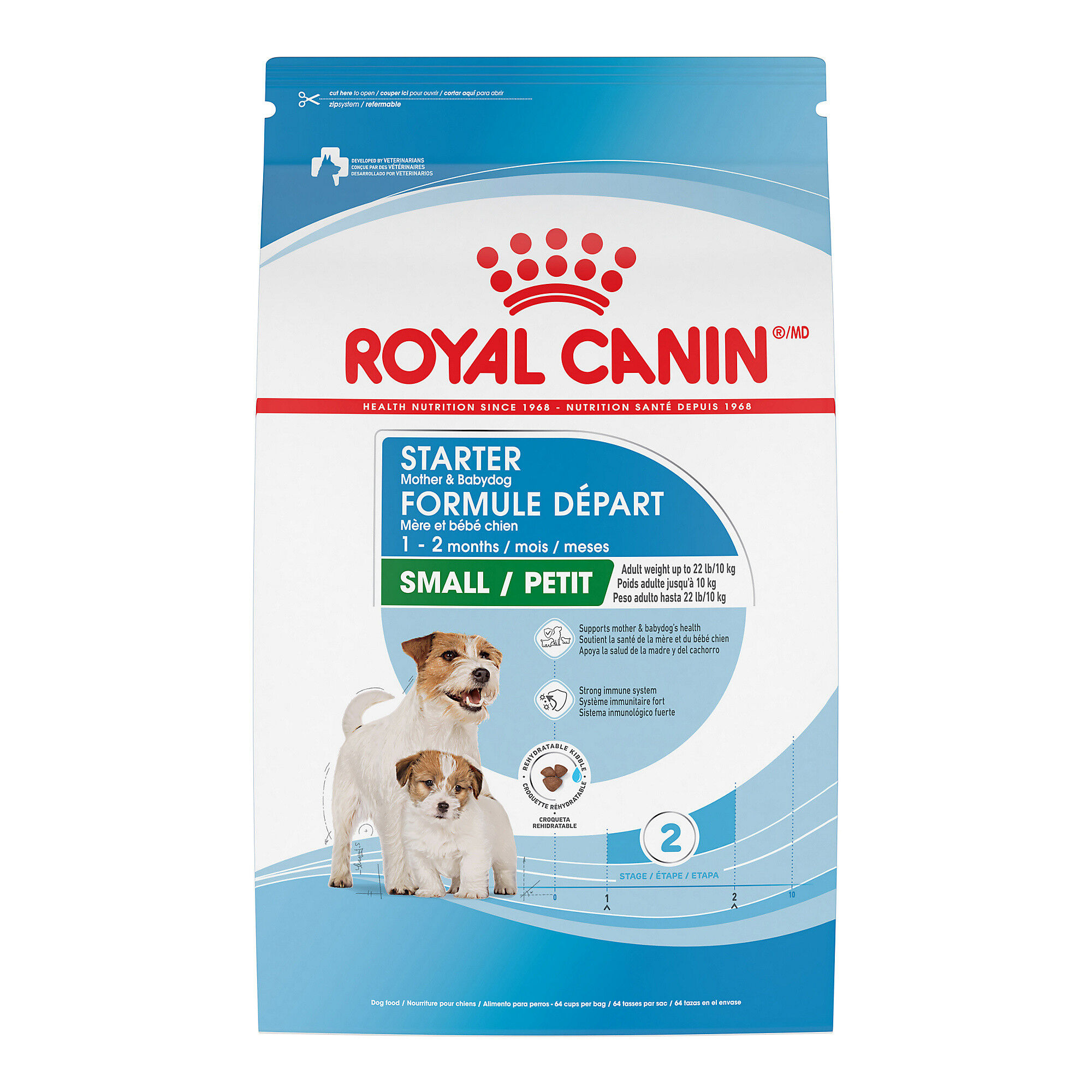 Royal Canin Size Health Nutrition Small Breed Starter Mother & Babydog Dry Puppy Food - 2.5 lb Bag product detail number 1.0