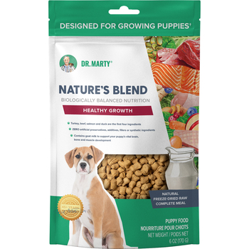 Dr. Marty Nature's Blend Healthy Growth Premium Freeze-Dried Raw Puppy Food 6 oz Bag-product-tile