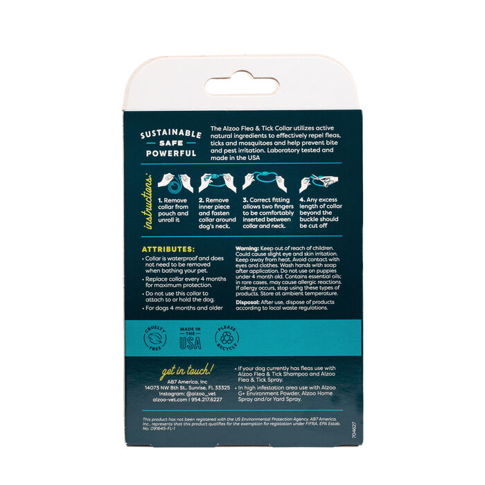 Bundle: Alzoo Plant Based Collar + Interceptor - Flea, Tick, & Heartworm Prevention Bundle for Cats product detail number 1.0
