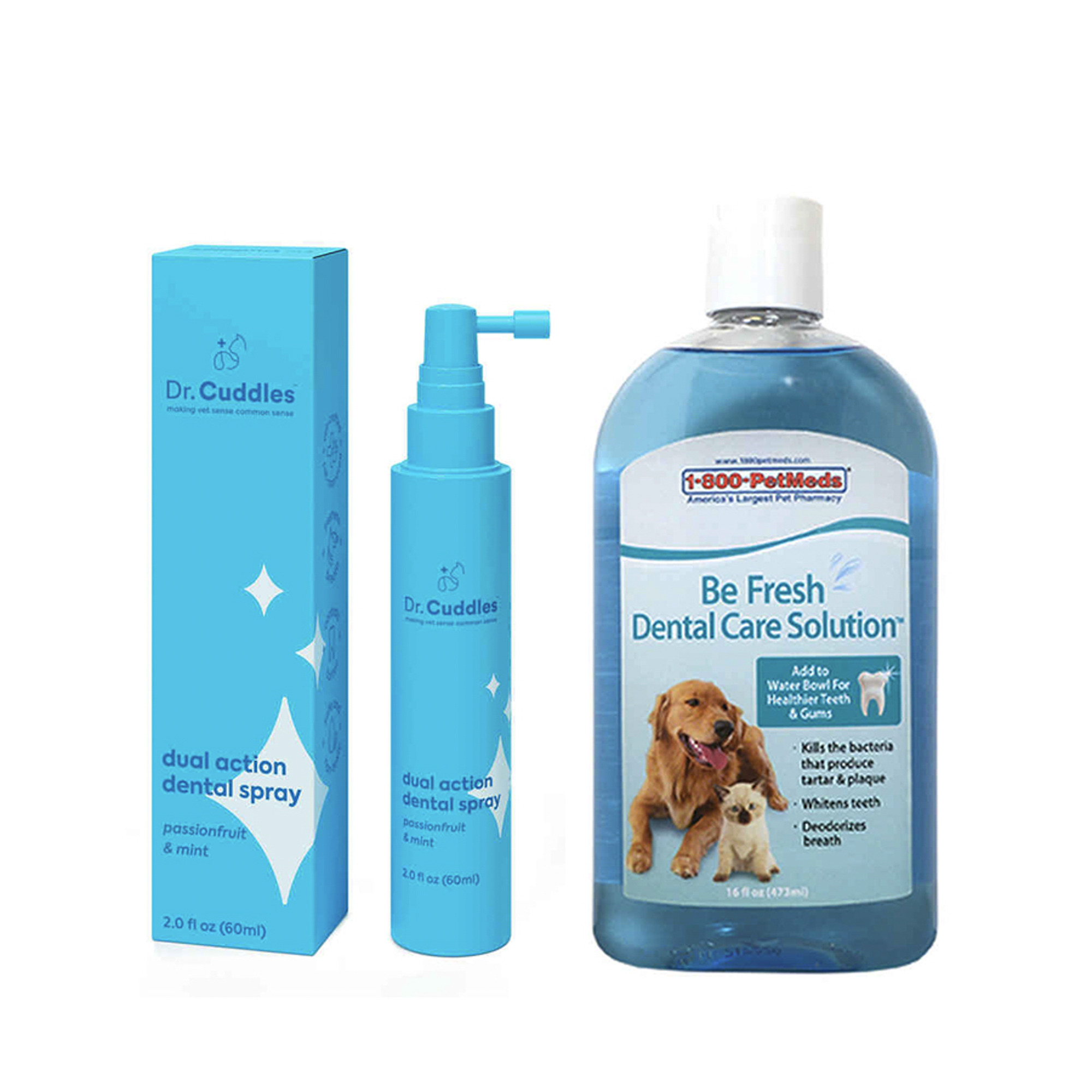 Bundle: Dr. Cuddles + Be Fresh - Dental Care Bundle for Cats & Dogs-product-tile