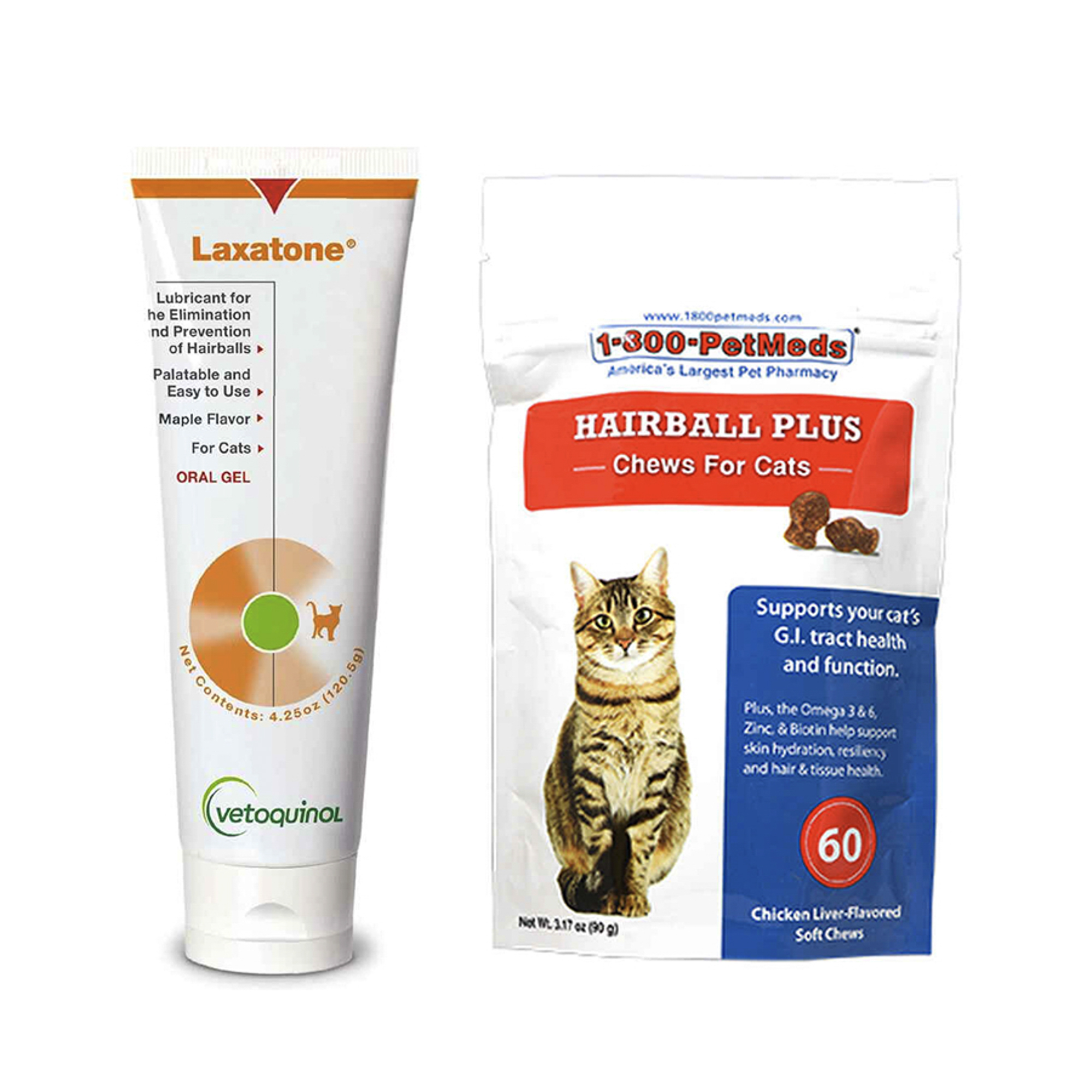 Bundle: Laxatone + PetMeds - Hairball Prevention Bundle for Cats-product-tile