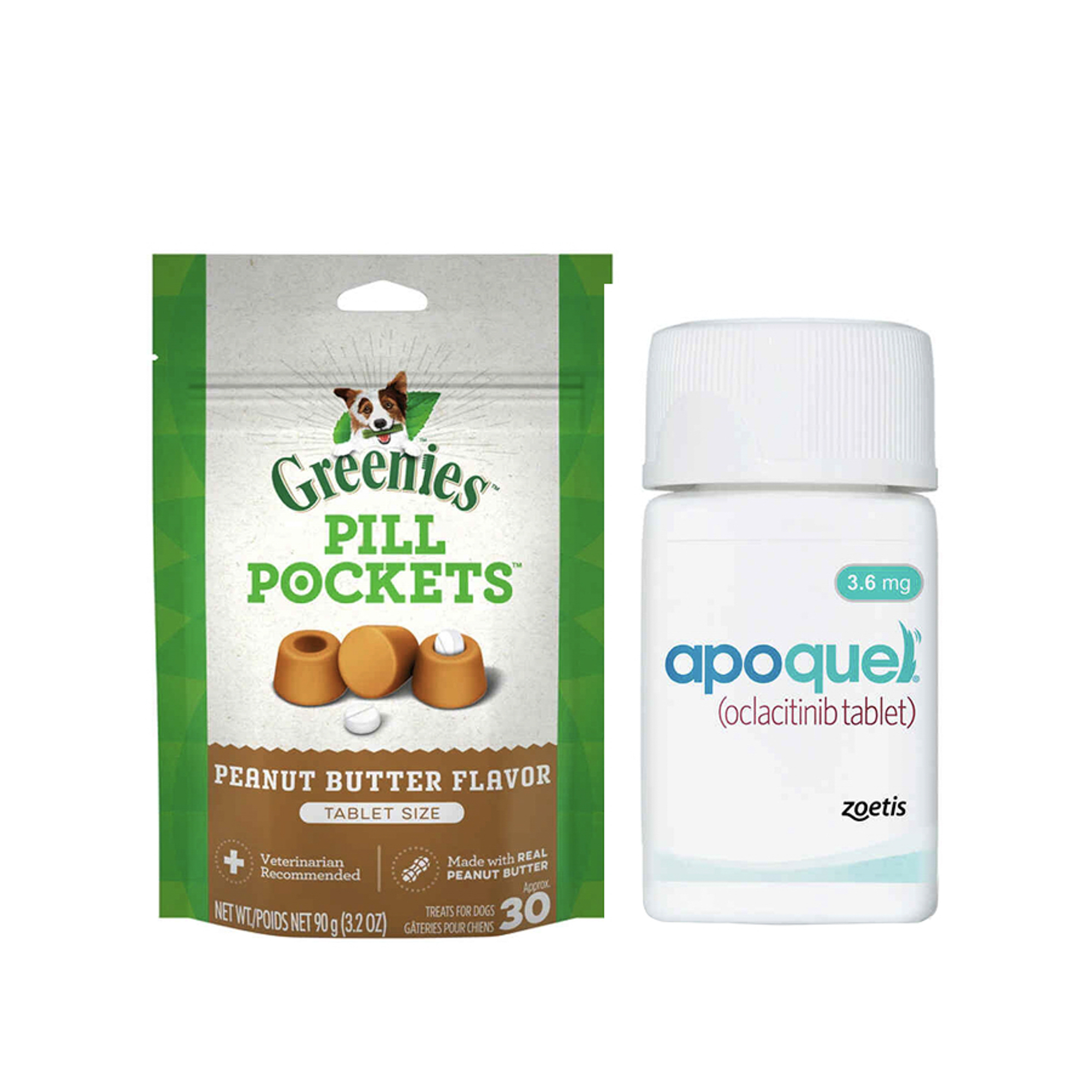Bundle: Apoquel + Greenies Pill Pockets - Skin & Coat Bundle for Dogs-product-tile
